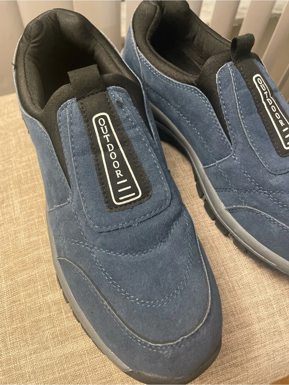 Men Casual Shoes Outdoor Walking Shoes Slip On Flats Male Footwear Size 46/12